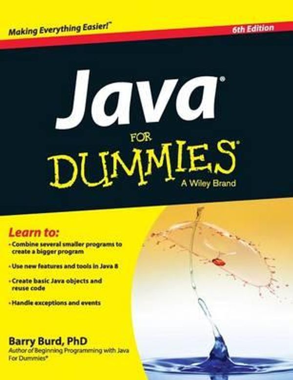 Cover Art for 9781119175698, Java for Dummies, 6th Edition by Barry Burd
