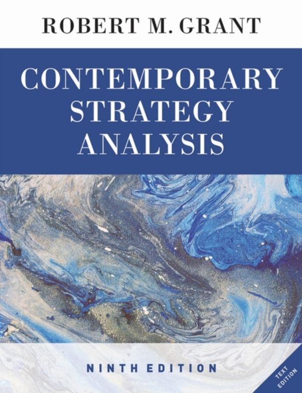 Cover Art for 9781119120834, Contemporary Strategy Analysis by Robert M. Grant