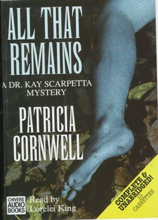 Cover Art for 9780745166650, All That Remains by Patricia Cornwell