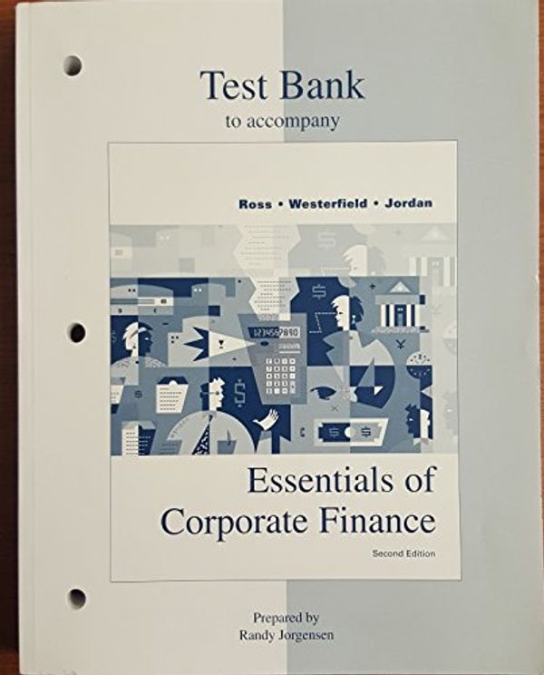 Cover Art for 9780073039213, Essentials of Corporate Finance by Ross