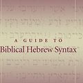 Cover Art for 9780521826099, A Guide to Biblical Hebrew Syntax by Bill T. Arnold, John H. Choi