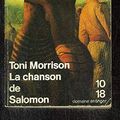 Cover Art for 9782264019011, La Chanson de Solomon by Toni Morrison