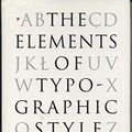 Cover Art for 9780881791105, The Elements Of Typographic Style: Version 3.1 by Robert Bringhurst