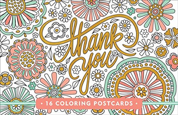 Cover Art for 9781441321312, Thank You Coloring Postcards by Peter Pauper Press