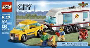 Cover Art for 5702014825147, Car and Caravan Set 4435 by LEGO