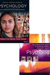 Cover Art for 9781394176625, Psychology, 6e ANZ & An Interactive Approach to Writing Essays and Research Reports in Psychology 5e Print Pack by Burton, Lorelle J.