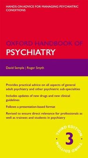 Cover Art for 9780199693887, Oxford Handbook of Psychiatry by David Semple