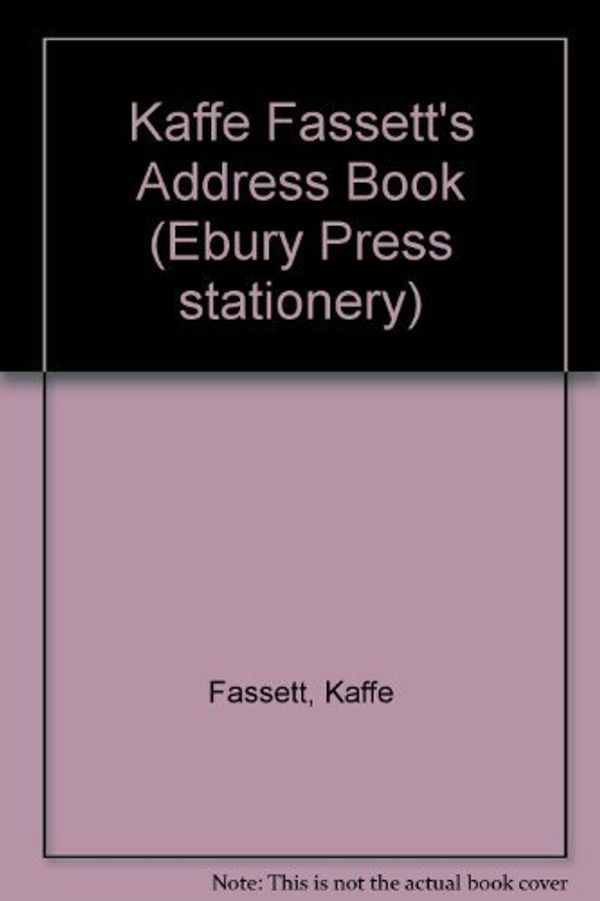 Cover Art for 9780712645355, Kaffe Fassett Address by Fassett, Kaffe