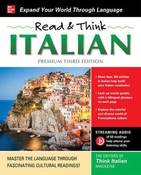 Cover Art for 9781260474558, Read & Think Italian, 3rd Edition by The Editors of Think Italian! Magazine