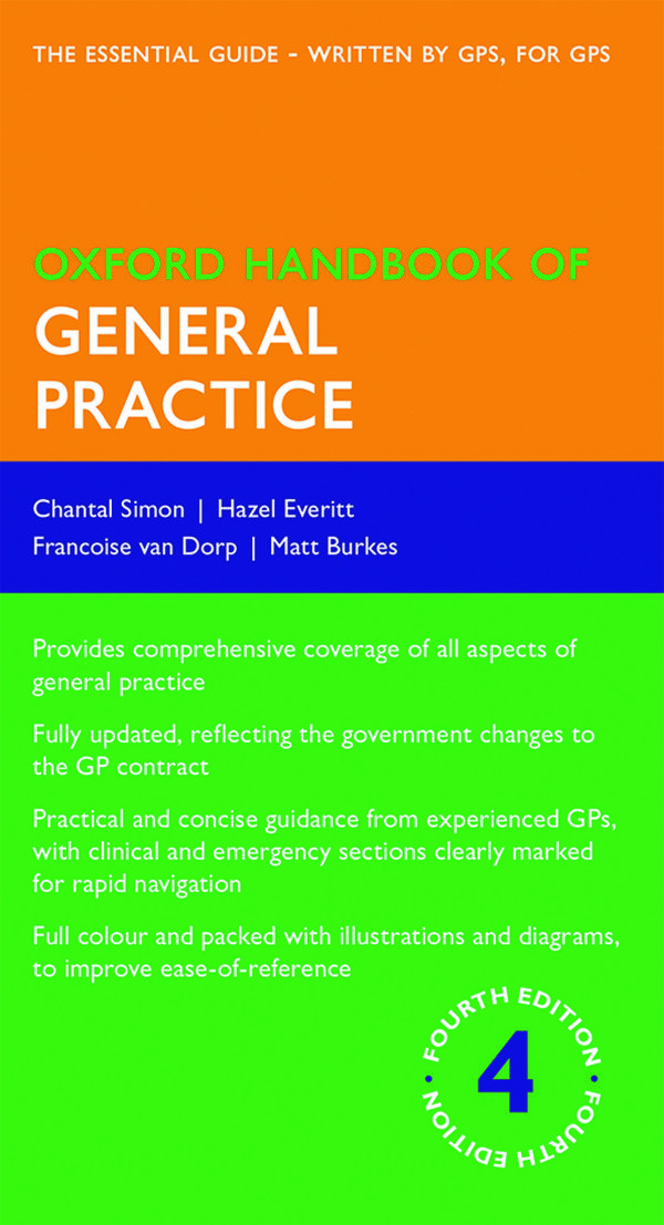 Cover Art for 9780191039478, Oxford Handbook of General Practice by Chantal Simon