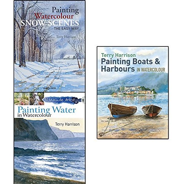 Cover Art for 9789123648931, terry harrison watercolours 3 books collection set (painting watercolour snow scenes the easy way, painting water in watercolour, painting boats & harbours in watercolour) by Terry Harrison