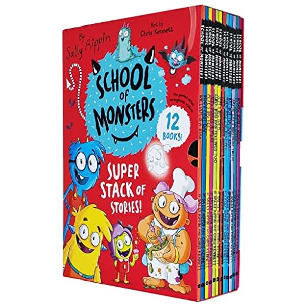 Cover Art for 9781761212109, School of Monsters series by Sally Rippin 12 Books Collection Box Set - ( Mary Has the Best Pet, Hairy Sam Loves Bread and Jam, Pete's Big Feet, Bug's First Day, William is a Star and ........ ) by Alisa Wild