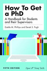 Cover Art for 9780335242023, How to Get a PhD by Estelle Phillips