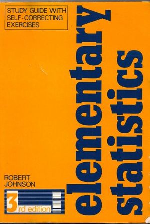 Cover Art for 9780871503589, Study guide with self-correcting exercises for Elementary statistics by Robert Russell Johnson