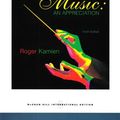 Cover Art for 9780071101790, Music: An Appreciation by Roger Kamien