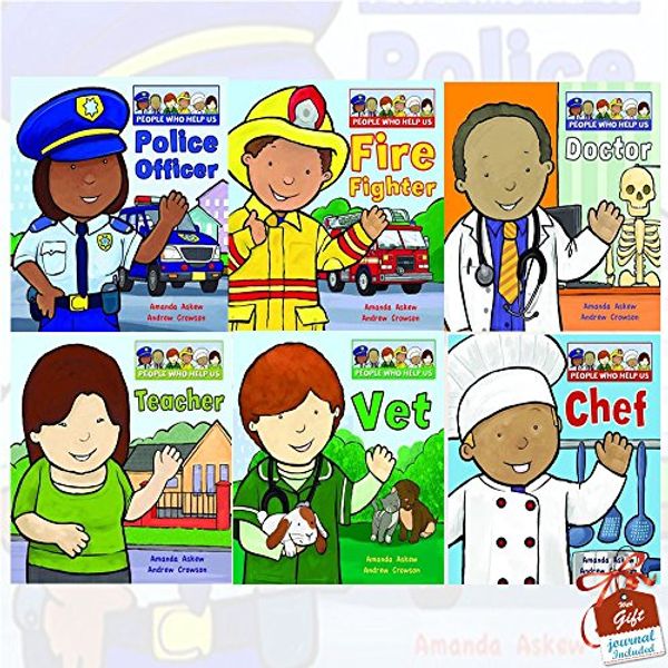 Cover Art for 9789123579822, People Who Help Us Amanda Askew Collection 6 Books Bundle With Gift Journal (Police Officer, Firefighter, Doctor, Teacher, Vet, Chef) by Amanda Askew