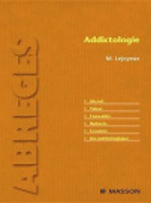 Cover Art for 9782994099116, Addictologie by Michel Lejoyeux