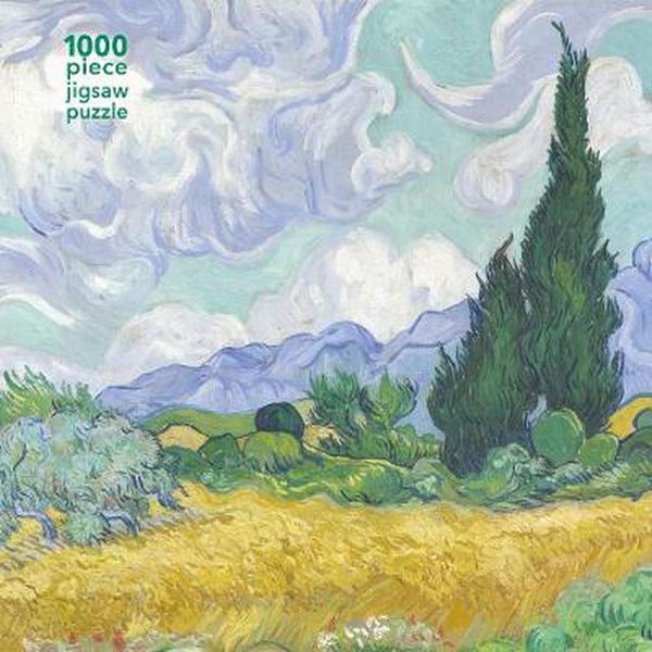 Cover Art for 9781787558885, Jigsaw: Vincent van Gogh: Wheatfield with Cypress (1000-piece) by Flame Tree Studio