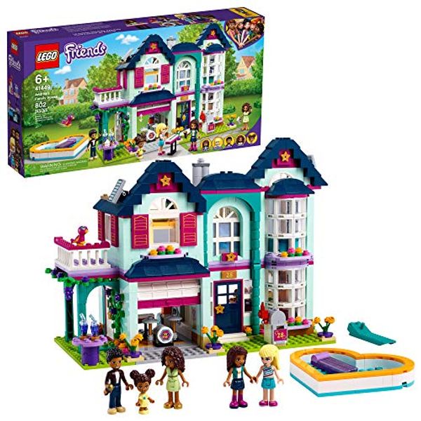 Cover Art for 0673419342162, LEGO Friends Andrea's Family House 41449 Building Kit; Mini-Doll Playset is Great Gift for Creative 6-Year-Old Kids, New 2021 (802 Pieces) by 
