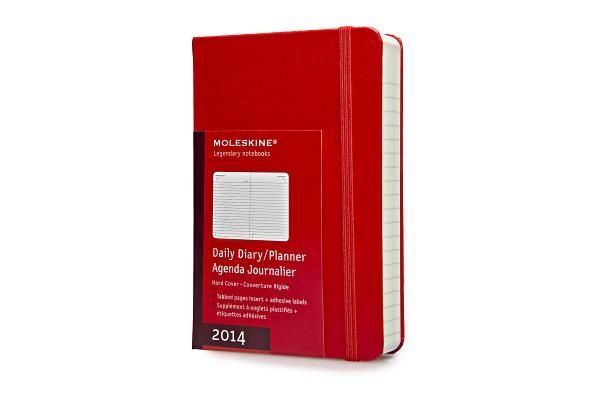 Cover Art for 9788866135739, 2014 Moleskine Red Pocket Daily Diary 12 Month Hard by Moleskine