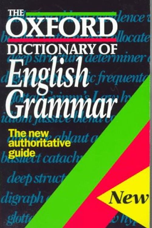 Cover Art for 9780198613145, The Oxford Dictionary of English Grammar by Sylvia Chalker