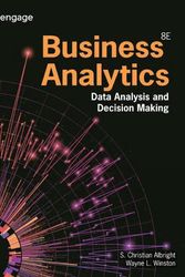 Cover Art for 9780357984581, Business Analytics : Data Analysis & Decision Making by Wayne Winston, S. Albright
