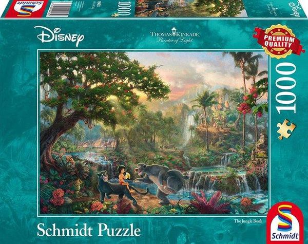Cover Art for 4001504594732, Thomas Kinkade Disney The Jungle Book 1000 Piece Jigsaw Puzzle by 