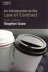 Cover Art for 9780455224947, An Introduction to the Law of Contract by Stephen Graw B. Graw