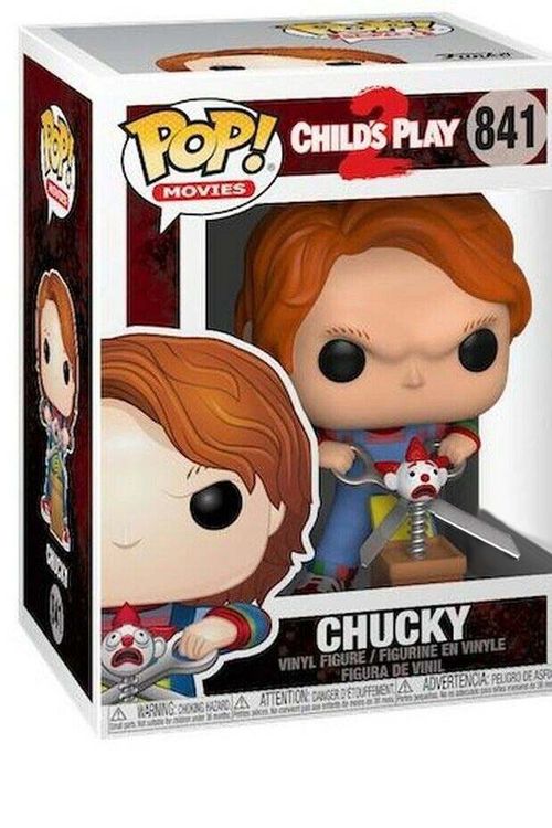 Cover Art for 0889698448369, Funko Pop! Movies - Child's Play 2 - Chucky with Buddy & Scissors #841 by Funko