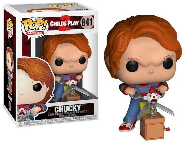 Cover Art for 0889698448369, Funko Pop! Movies - Child's Play 2 - Chucky with Buddy & Scissors #841 by Funko