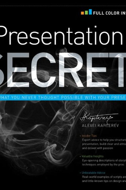 Cover Art for 9781118170465, Presentation Secrets by Alexei Kapterev