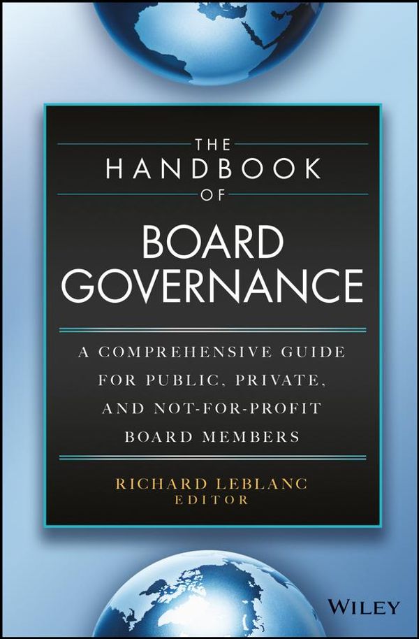 Cover Art for 9781118895375, The Handbook of Board Governance by Richard Leblanc