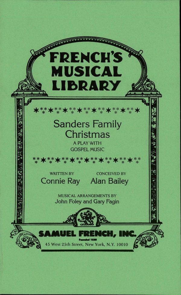 Cover Art for 9780573812460, Sanders Family Christmas by Unknown