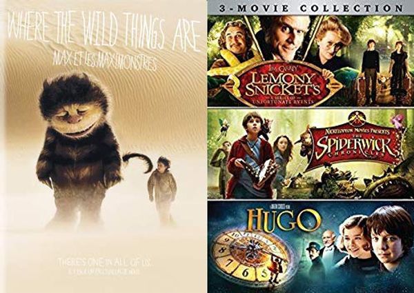 Cover Art for 0795777565806, Live Action Children Fantasy Film Collection: Where The Wild Things Are + Hugo / The Spiderwick Chronicles & Lemony Snicket's Series of Unfortunate Events DVD 4 movie Bundle by 