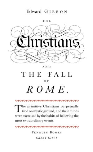 Cover Art for 9780141018898, The Christians and the Fall of Rome by Edward Gibbon