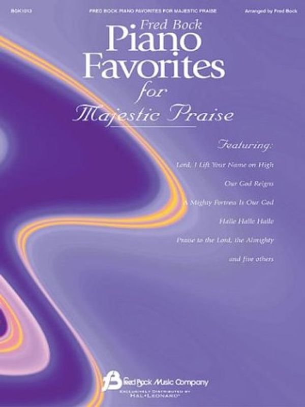 Cover Art for 0073999397130, Fred Bock Piano Favorites for Majestic Praise: Piano Solo Arrangements by Bock , Fred