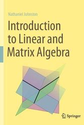 Cover Art for 9783030528133, Introduction to Linear and Matrix Algebra by Nathaniel Johnston