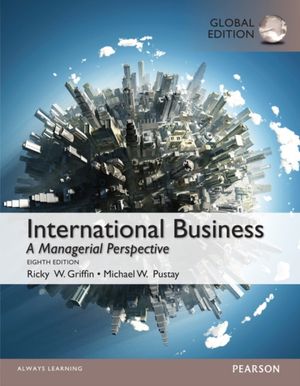 Cover Art for 9781292018218, International Business, Global Edition by Pustay Griffin