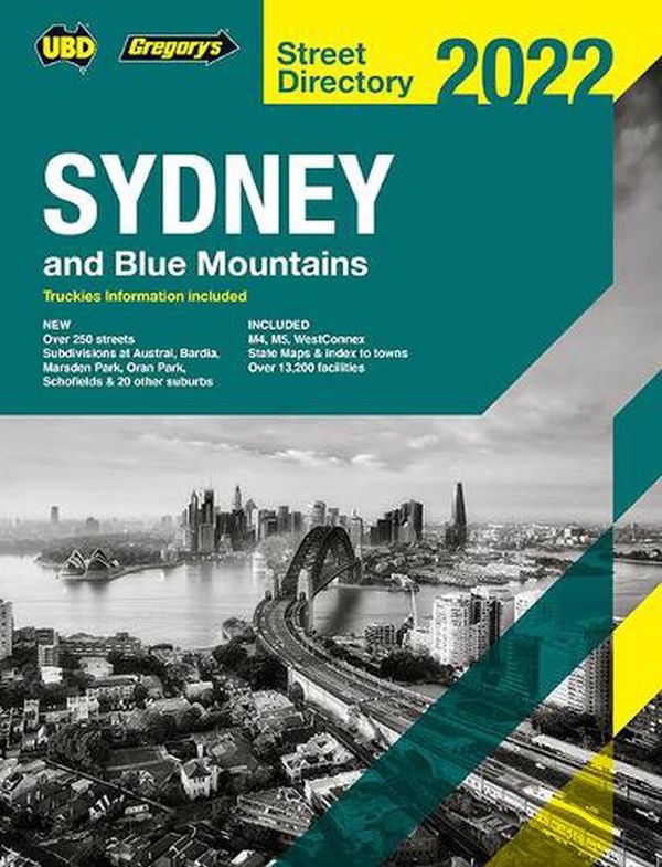Cover Art for 9780731932764, Sydney & Blue Mountains Street Directory 2022 58th by UBD Gregory's