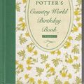 Cover Art for 9780723236603, Beatrix Potter's Country World Birthday Book by Beatrix Potter