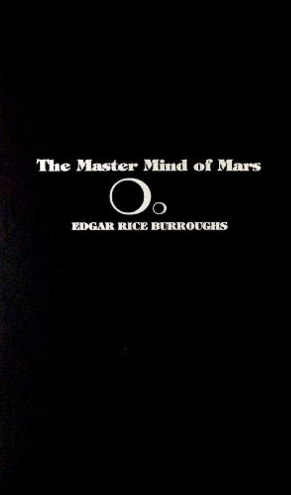 Cover Art for 9780848827779, Master Mind of Mars by Edgar Rice Burroughs