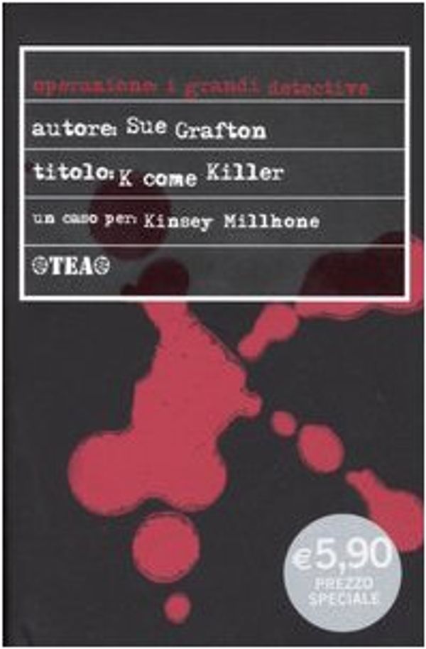 Cover Art for 9788850208760, K come killer by Sue Grafton