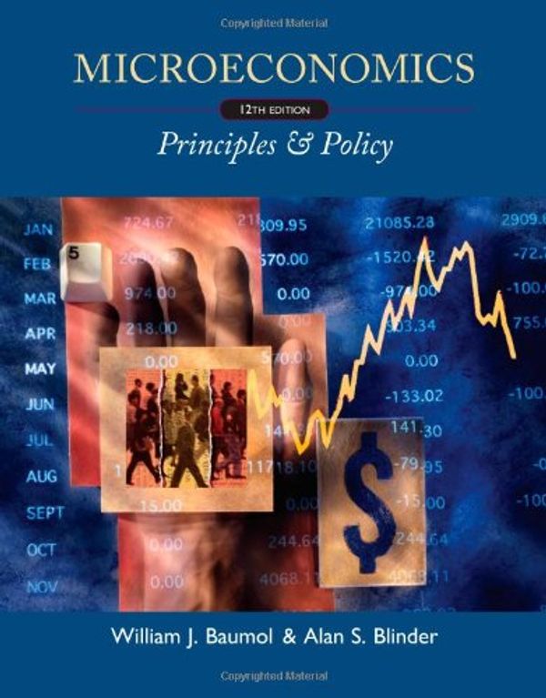 Cover Art for 9780538453622, Microeconomics: Principles & Policy by William J. Baumol, Alan S. Blinder