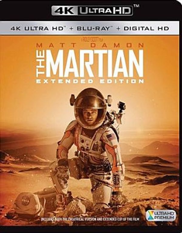 Cover Art for 0024543278252, The Martian: Extended Edition (4K Ultra-HD Blu-ray) by 
