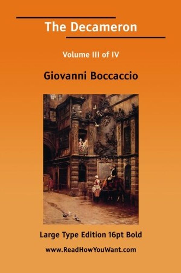 Cover Art for 9781425061500, The Decameron by Giovanni Boccaccio