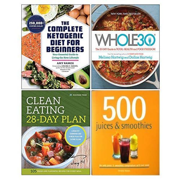 Cover Art for 9789123939527, The Complete Ketogenic Diet for Beginners, The Whole30[Hardcover], Clean Eating 28-Day Plan, The Juice Master's Ultimate Fast Food 4 Books Collection Set by Amy Ramos, Melissa Hartwig Urban, Dallas Hartwig, Rockridge Press, Jason Vale