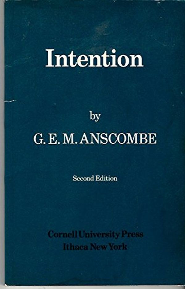 Cover Art for 9780801498039, Intention 2/E Pb by Anscombe Gem
