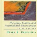 Cover Art for 9780130940957, Business Law by Henry R. Cheeseman