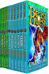 Cover Art for 9781408367087, Beast Quest 24 Books Collection Set Series 7 - 10 by Adam Blade (Noctila, Doomskull, Ursus, Torpix, Balisk, Bloodboar, Convol, Carnivora & MORE!) by Adam Blade