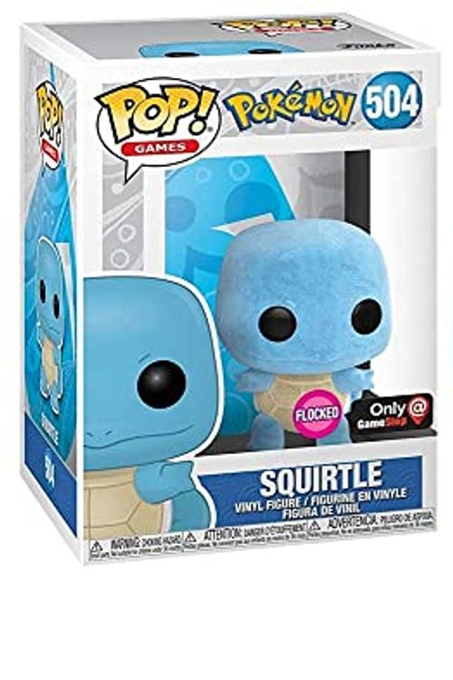 Cover Art for 0889698475235, Funko POP! Games: Pokemon - Squirtle [Flocked] #504 Exclusive by Unknown